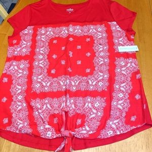 Bandana Print Top / Soho Jeans New York & Company
